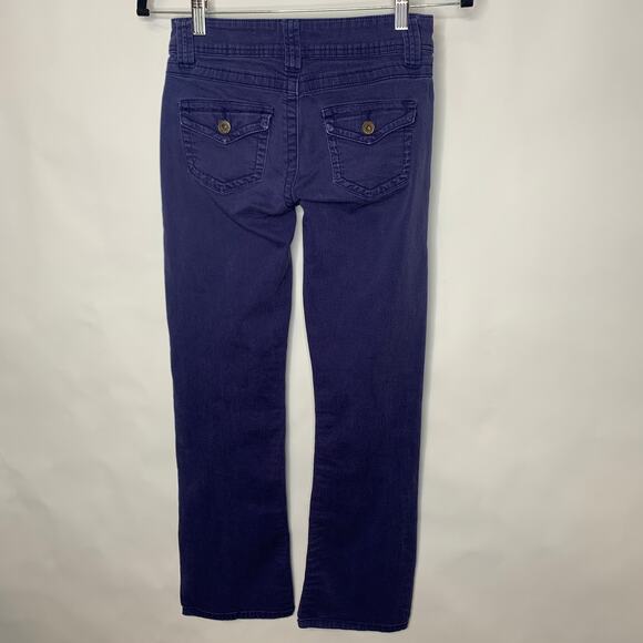 Y2K Spoon Jeans Blue Low Rise Flare Pants Jeans Sz 3 - Picture 8 of 8